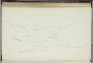 Senza titolo, paesaggio con annotazioni, 1829 da Thomas Cole